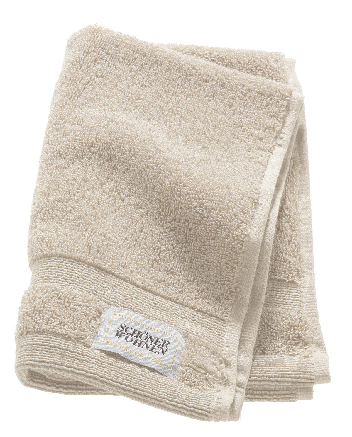 GÄSTETUCH cUDDLY Sandfarben 30/50 cm  - Sandfarben, Basics, Textil (30/50cm) - Schöner Wohnen