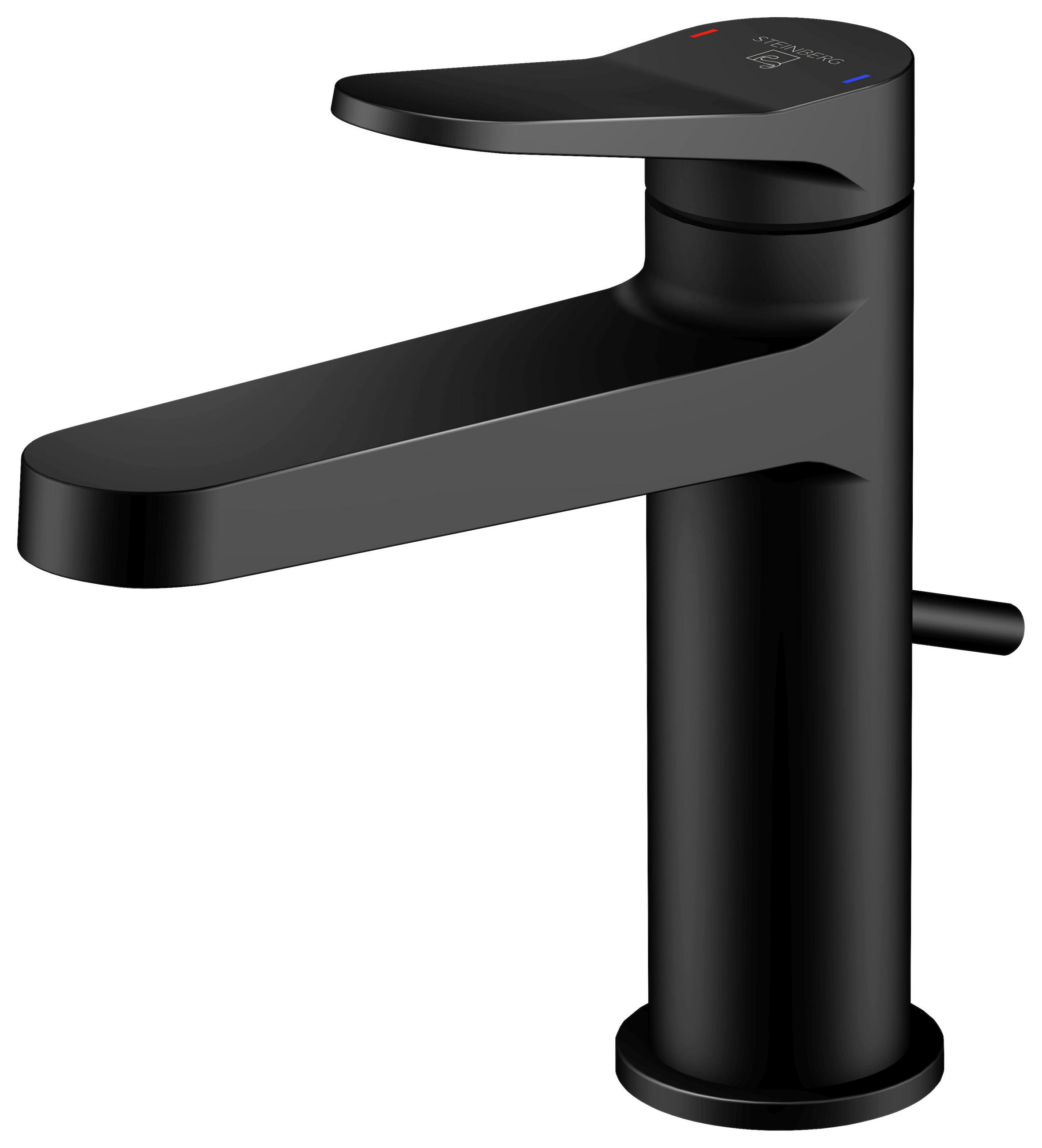 WASCHTISCHARMATUR 4,9/16,9/12,6 cm  - Schwarz, MODERN, Metall (4,9/16,9/12,6cm)