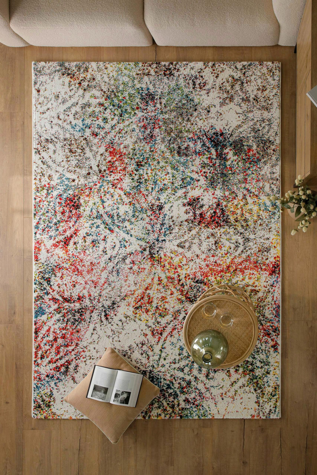 WEBTEPPICH  Wohnzimmer 120/170 cm Esprit Multicolor rechteckig  - Multicolor, Basics, Textil (120/170cm) - Esprit