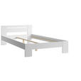 BETT 120/200 cm  in Weiß  - Weiß, KONVENTIONELL, Holzwerkstoff (120/200cm) - Carryhome