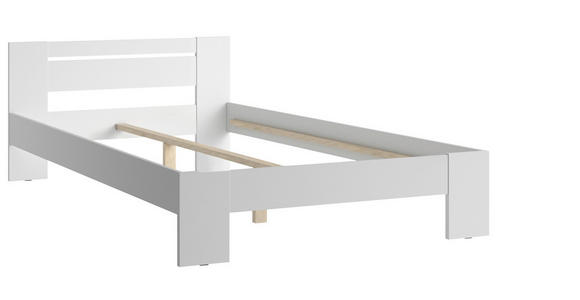 BETT 120/200 cm  in Weiß  - Weiß, KONVENTIONELL, Holzwerkstoff (120/200cm) - Carryhome