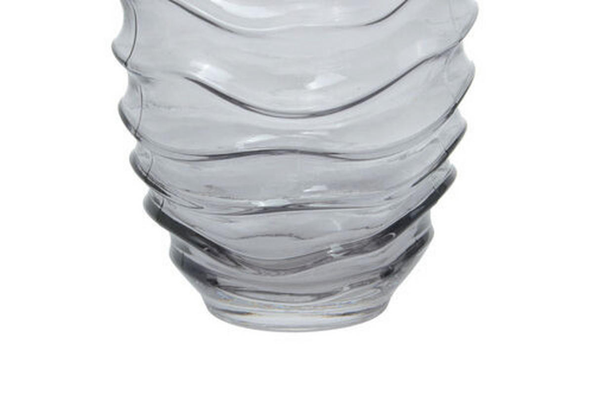 VAS  - grå, Design, glas (16/25,5/16cm) - Kayoom