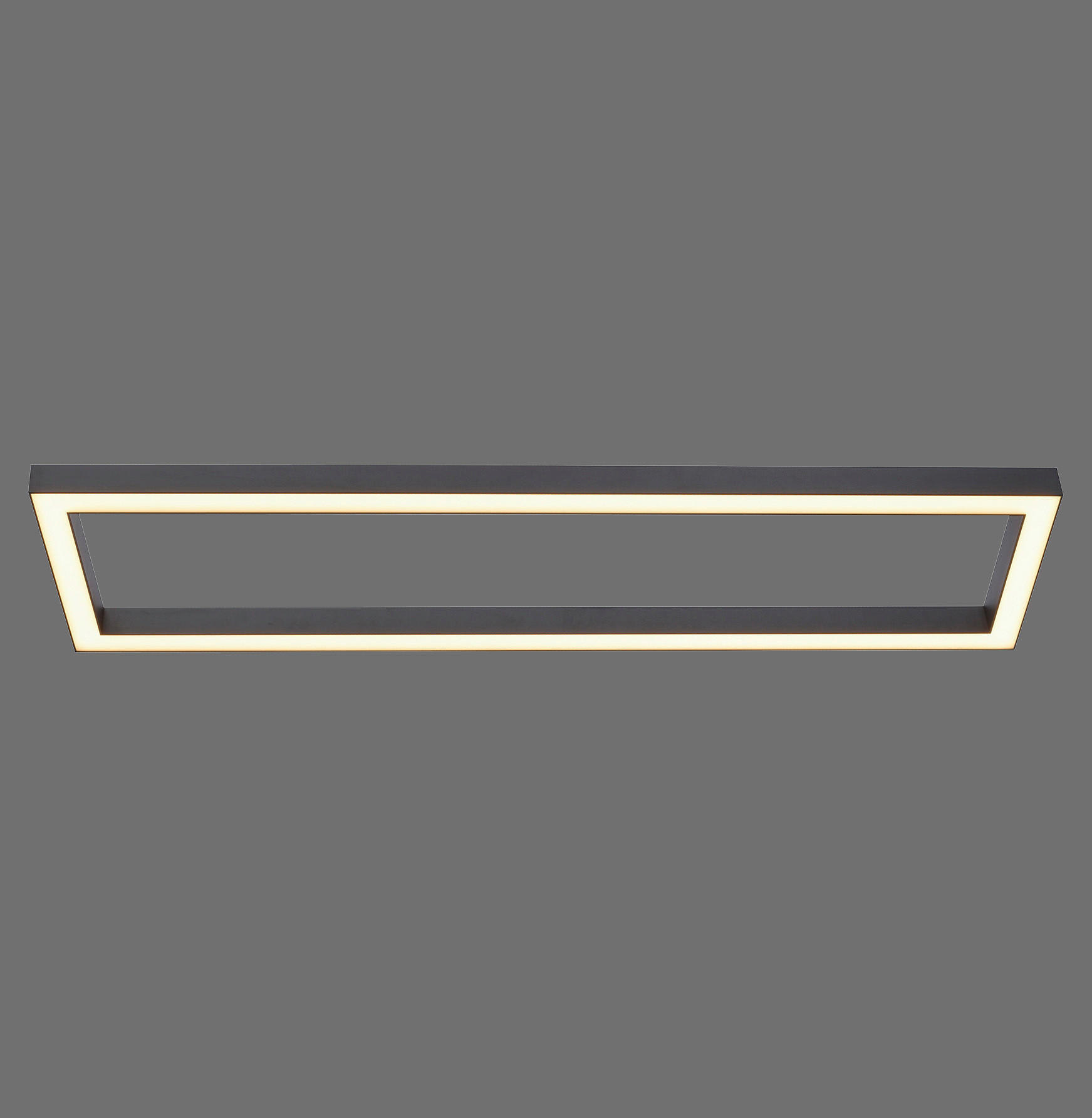 LED-DECKENLEUCHTE 110/30/3,9 cm   - Anthrazit, Design, Kunststoff/Metall (110/30/3,9cm) - Neuhaus PURE