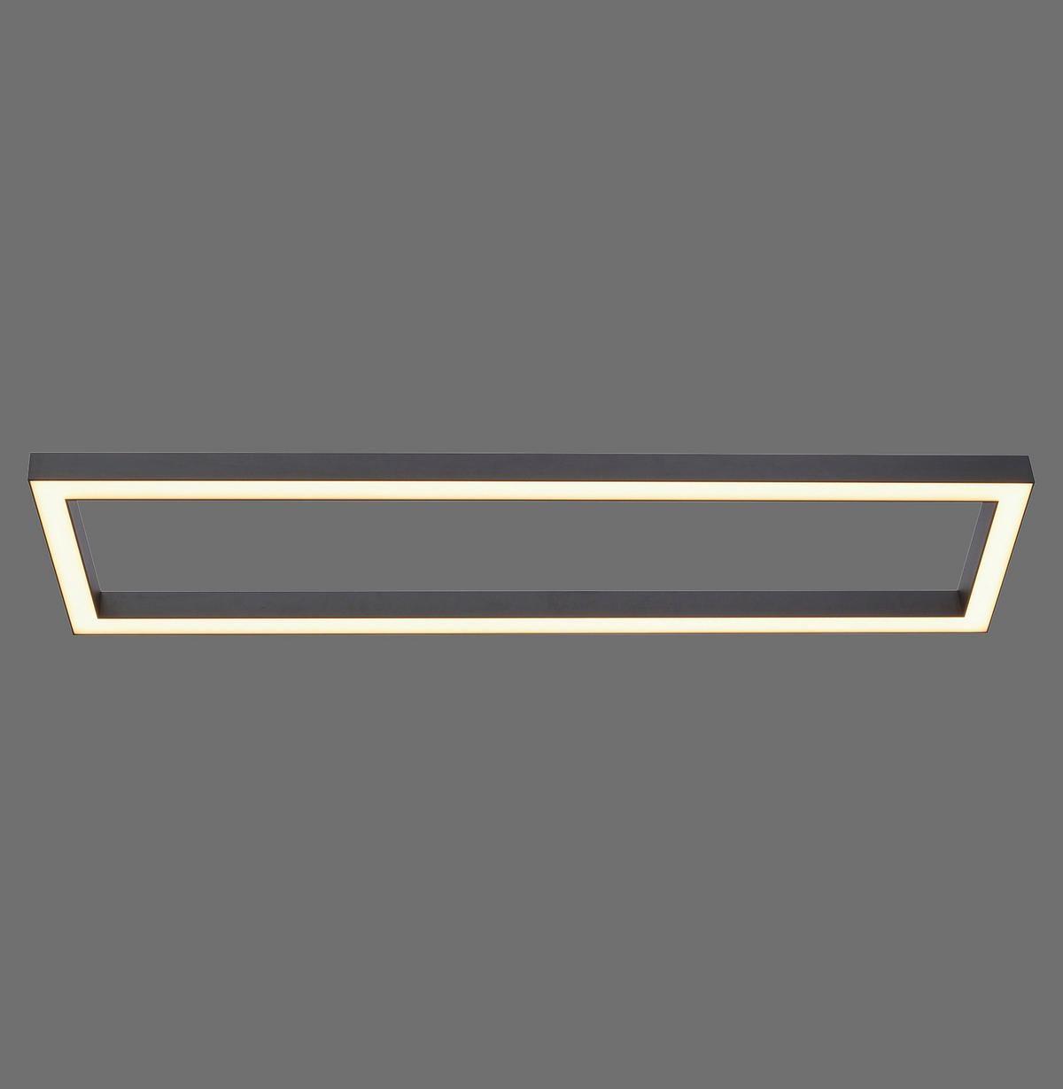 LED-DECKENLEUCHTE Pure 110/30/3,9 cm   - Anthrazit, Design, Kunststoff/Metall (110/30/3,9cm) - Neuhaus PURE