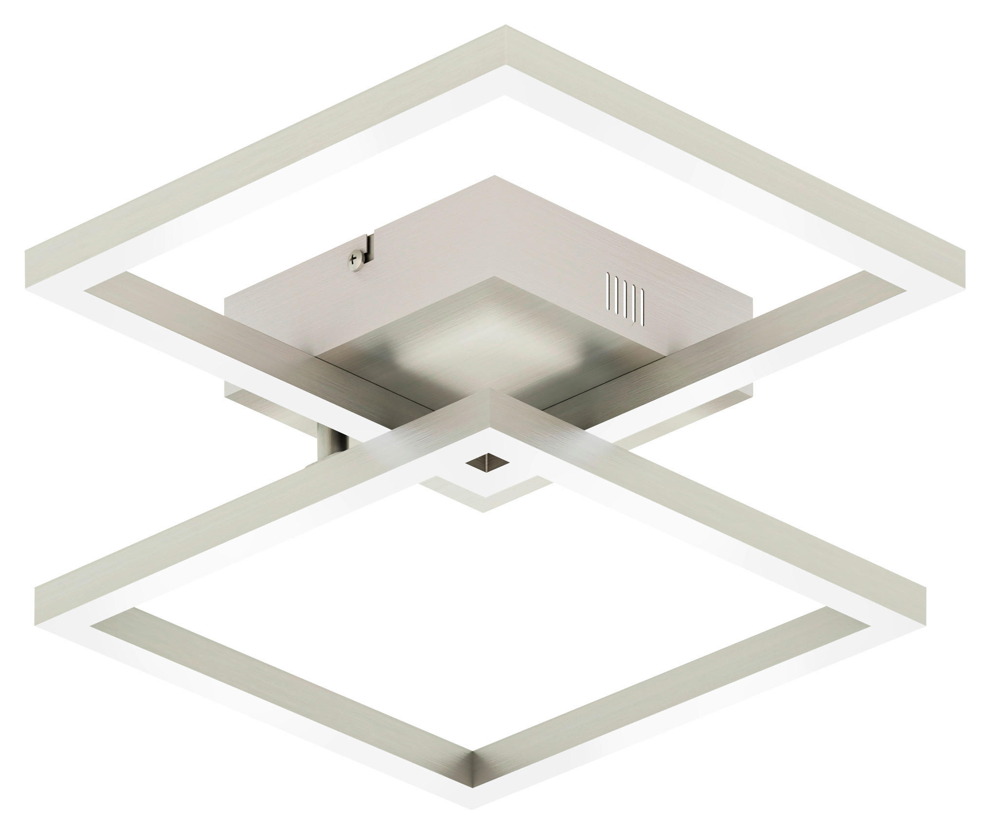LED-DECKENLEUCHTE  44/7,8/44 cm   - Silberfarben, Design, Metall (44/7,8/44cm) - Tint