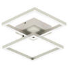 LED-DECKENLEUCHTE  Smart 44/7,8/44 cm   - Silberfarben, Design, Metall (44/7,8/44cm) - Tint