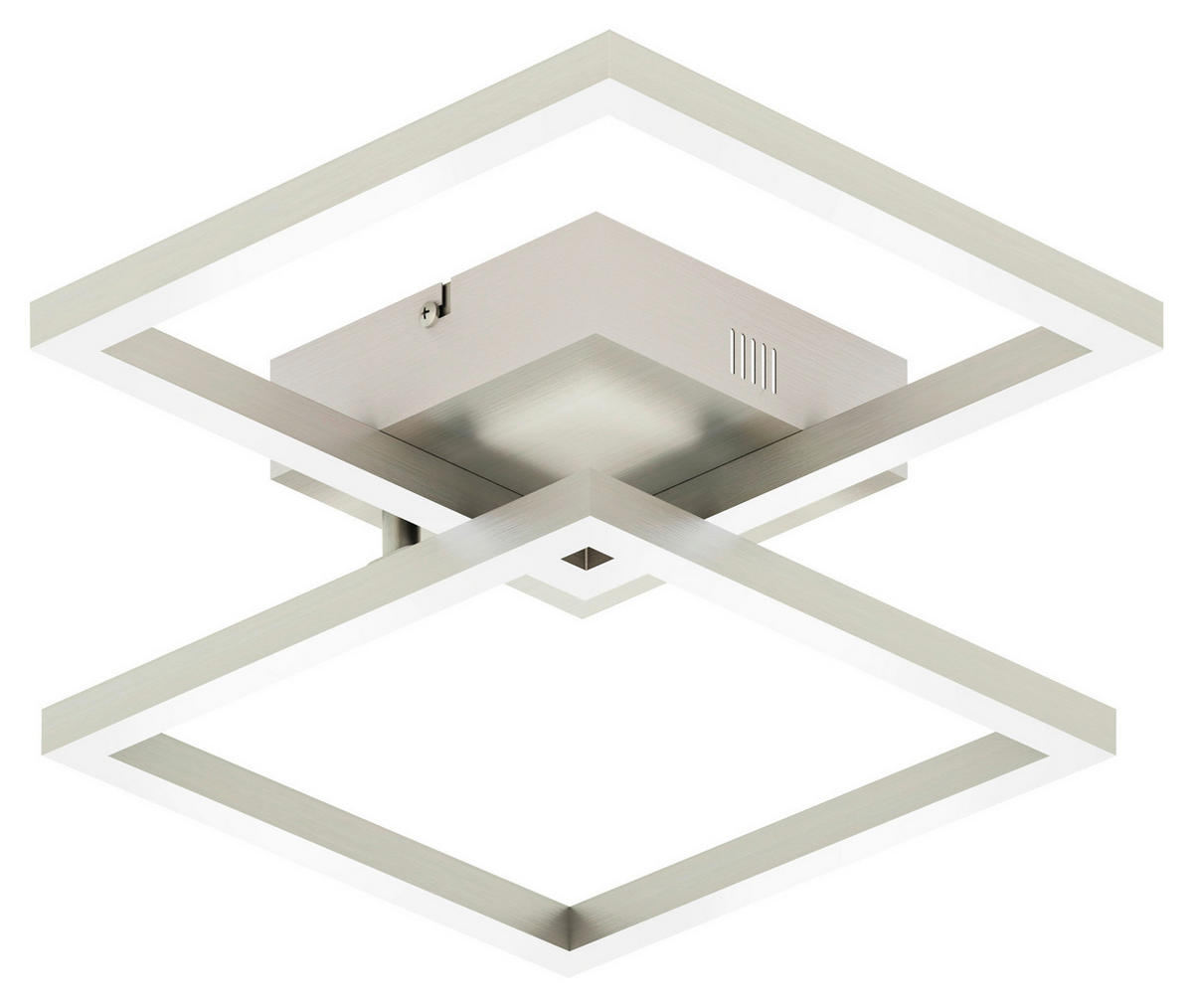 LED-DECKENLEUCHTE  44/7,8/44 cm   - Silberfarben, Design, Metall (44/7,8/44cm) - Tint