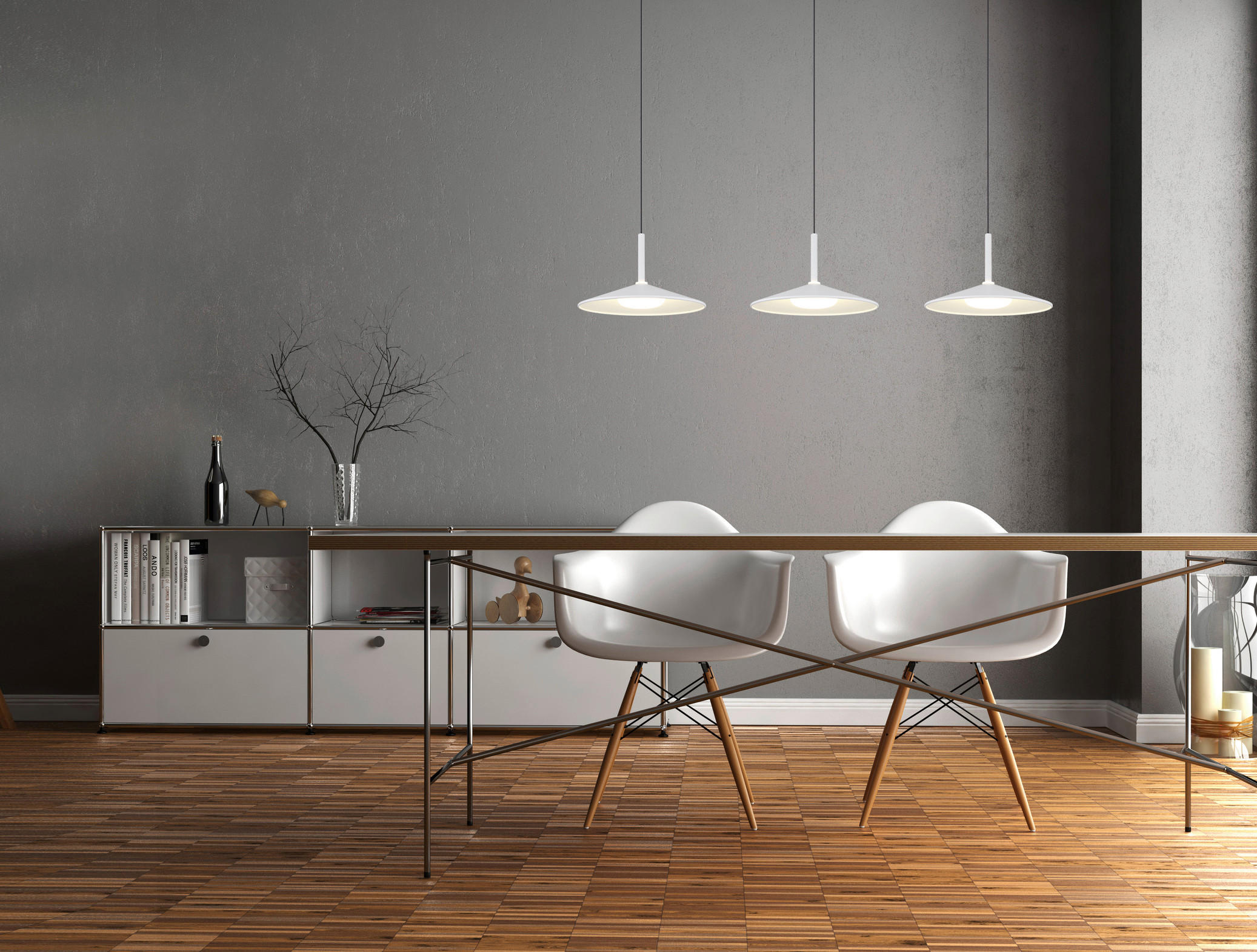 LED-HÄNGELEUCHTE LAMPONE 95/25/180 cm   - Transparent/Opal, Trend, Kunststoff/Metall (95/25/180cm) - Globo
