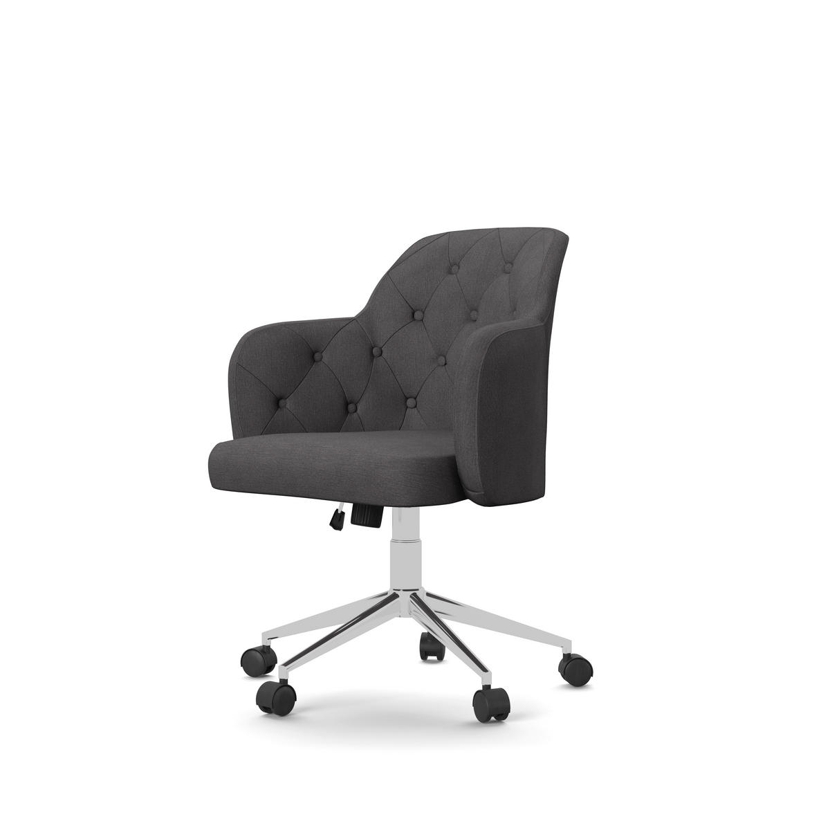 DREHSTUHL  in Grau  - Silberfarben/Grau, Design, Holzwerkstoff/Textil (66/99/57cm) - MID.YOU