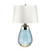 TISCHLEUCHTE 35/60.5 cm   - Blau/Pastellblau, KONVENTIONELL (35/60.5cm) - Elstead Lighting