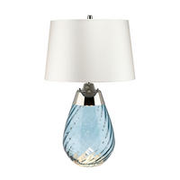 TISCHLEUCHTE 35/60.5 cm   - Blau/Pastellblau, KONVENTIONELL (35/60.5cm) - Elstead Lighting