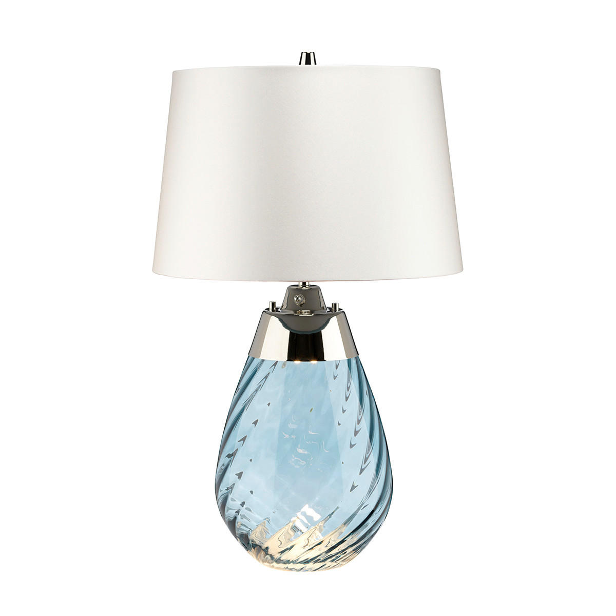 TISCHLEUCHTE 35/60.5 cm   - Blau/Pastellblau, KONVENTIONELL (35/60.5cm) - Elstead Lighting