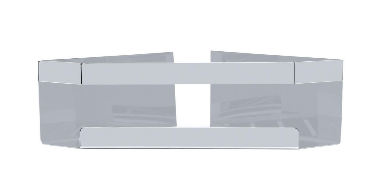 DUSCHABLAGE Metall  - Edelstahlfarben, KONVENTIONELL, Metall (28,5/8/18cm) - Schöner Wohnen