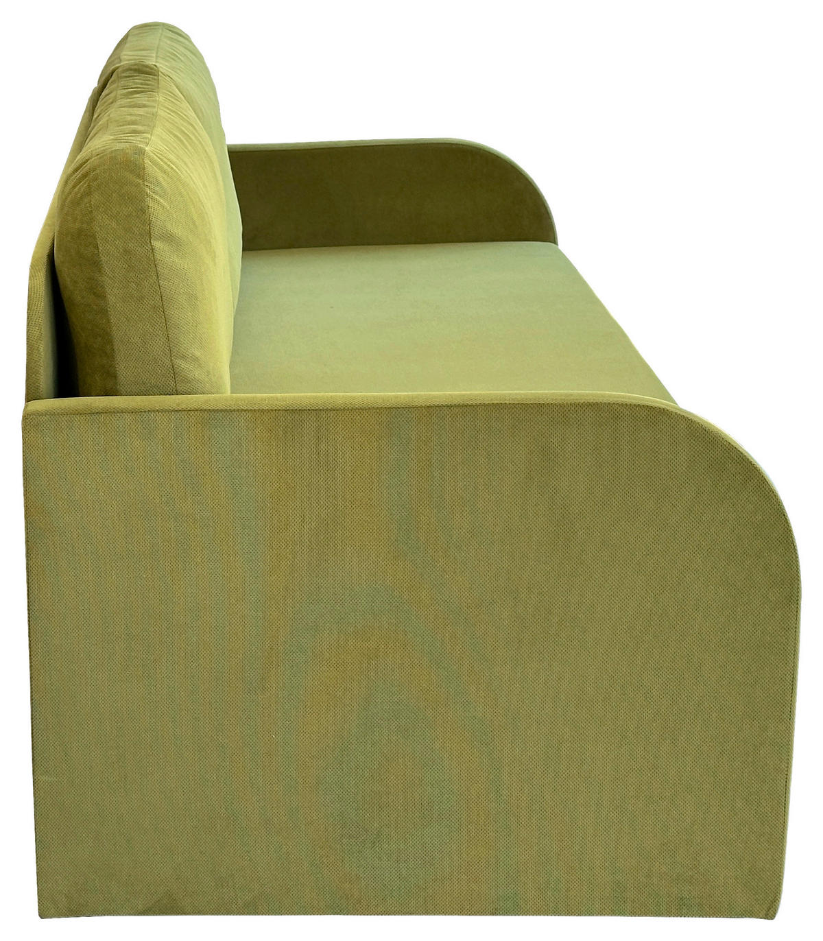 SCHLAFSOFA Flachgewebe Olivgrün  - Schwarz/Olivgrün, Design, Kunststoff/Textil (203/77/86cm) - MID.YOU