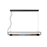 HÄNGELEUCHTE CALIXT 122/10/150 cm   - Schwarz, LIFESTYLE, Metall (122/10/150cm) - Lucide