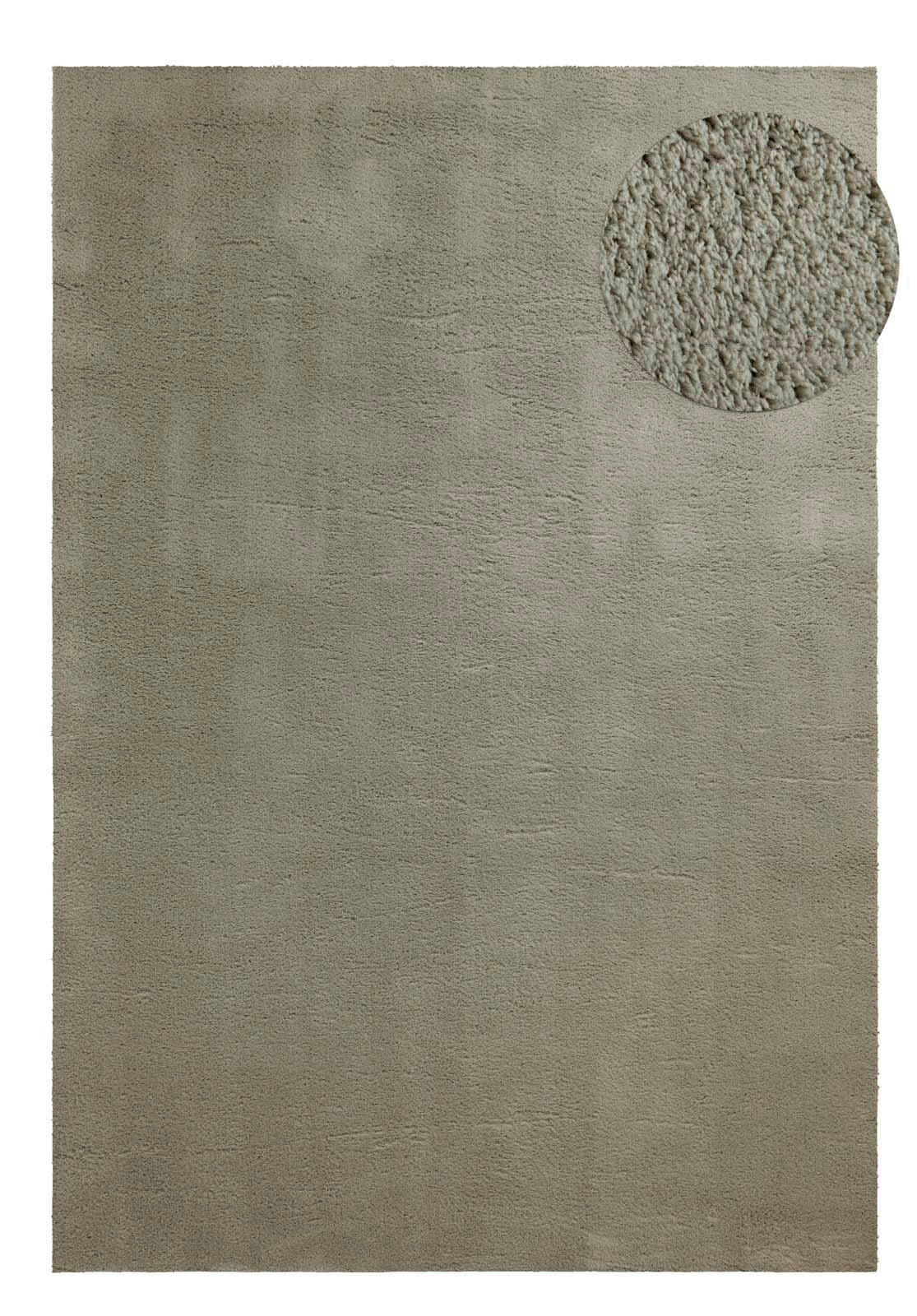 WEBTEPPICH Wohnzimmer 50/80 cm Fiona Grün rechteckig  - Grün, KONVENTIONELL, Textil (50/80cm) - Novel