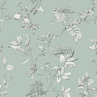 NON WOVEN-TAPET 52/1000 cm  - blå, Basics, papper/plast (52/1000cm)