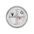 LED-DECKENLEUCHTE 35/6 cm   - Chromfarben/Transparent, Design, Kunststoff/Metall (35/6cm) - Novel