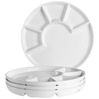 TELLERSET 4-teilig  - Weiß, Trend, Keramik (24cm) - Mäser