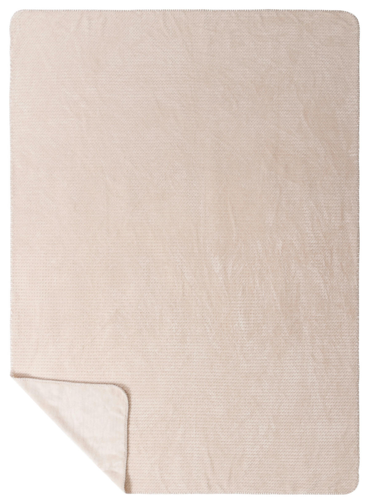 DECKE Zigzag 150/200 cm  - Greige, Basics, Textil (150/200cm) - Novel