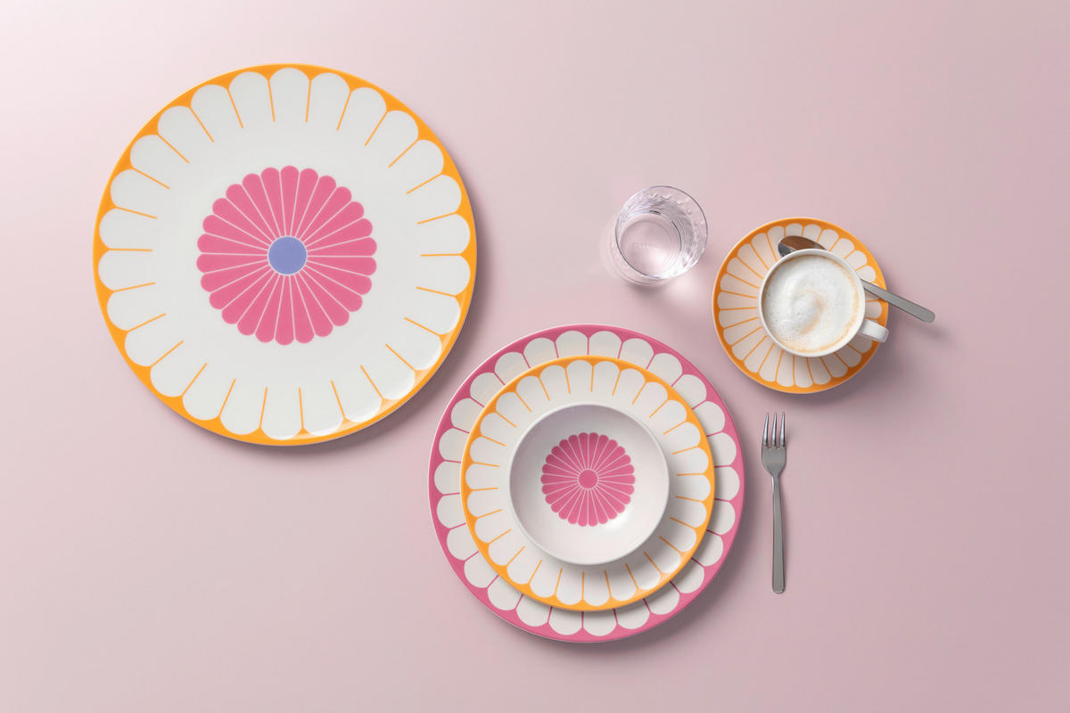 ESPRESSOTASSE Fleur Cassis 70 ml  - Weiss/Magenta, Design, Keramik (8,5/8,5/6cm) - Villeroy & Boch