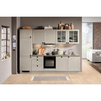 KÜCHENLEERBLOCK IP4250 300 cm  in Braun, Hellgrau  - Hellgrau/Schwarz, Basics, Holzwerkstoff/Metall (300cm) - Impuls