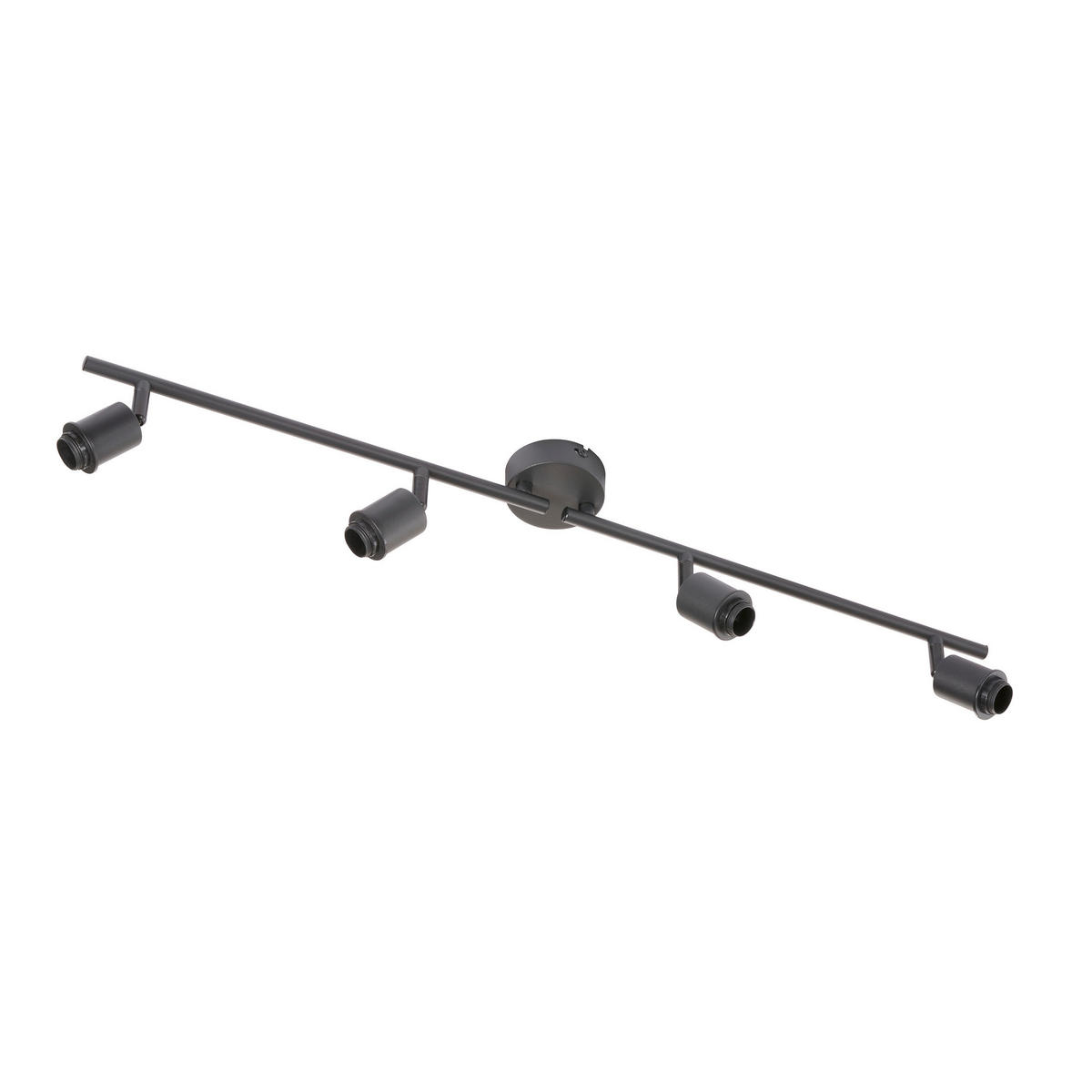 DECKENLEUCHTE    79/8/8 cm  - Schwarz, Basics, Metall (79/8/8cm) - Fischer & Honsel