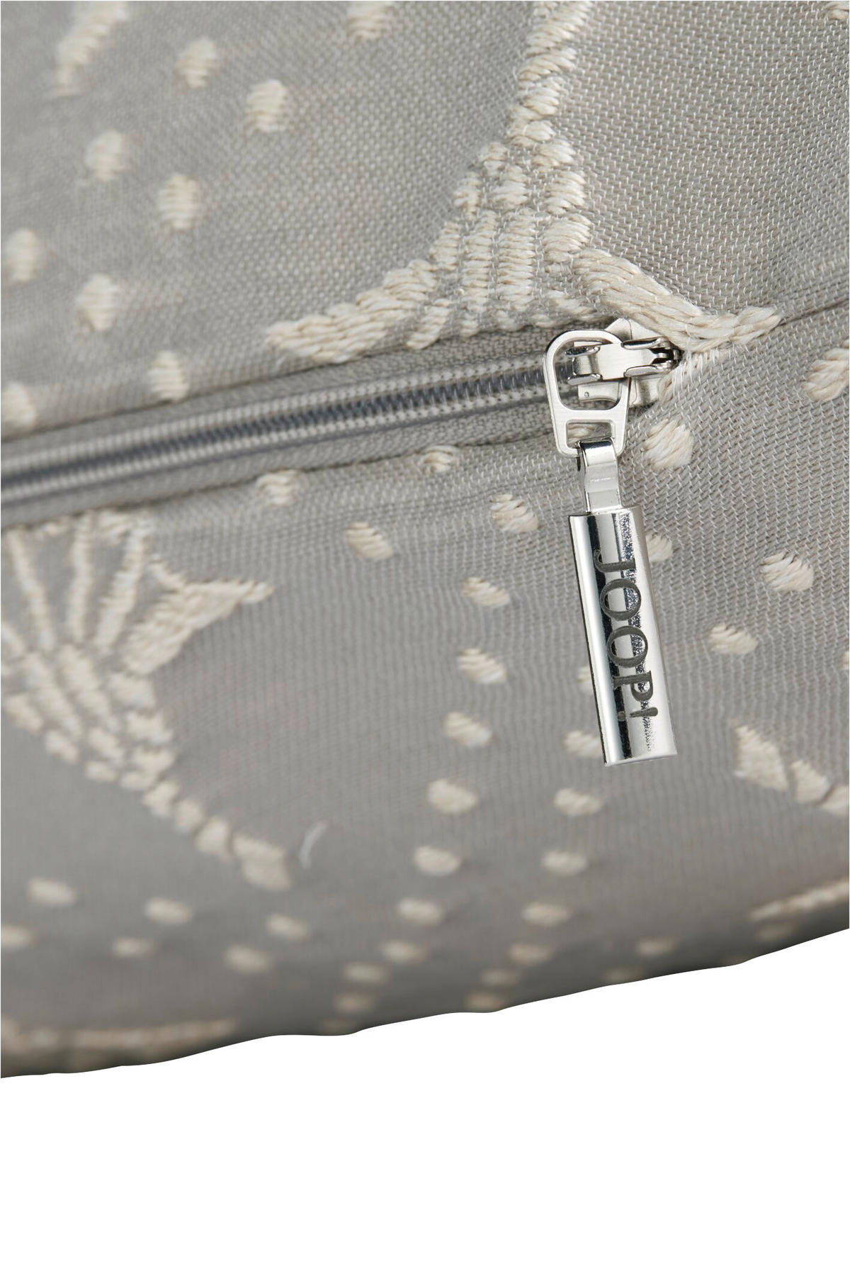 KISSENHÜLLE J! Cornflower Charm silber 40/40 cm  - Silberfarben/Hellgrau, Design, Textil (40/40cm) - Joop!