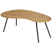 COUCHTISCH in Holz, Metall 110/60/40 cm  - Wildeiche/Schwarz, Trend, Holz/Metall (110/60/40cm) - Boxxx