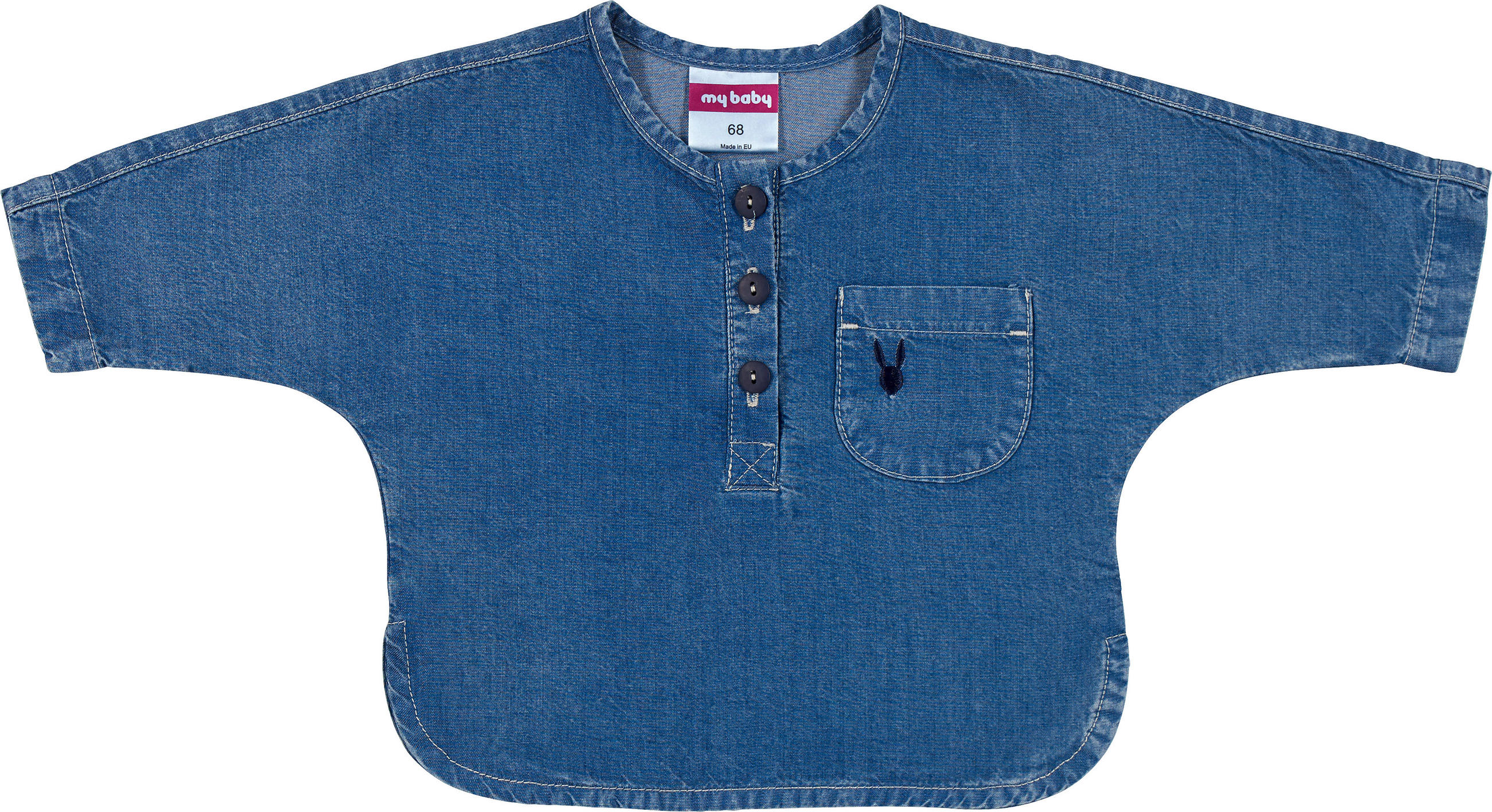 BLUSE - Blau, Basics, Textil (86null) - My Baby Lou