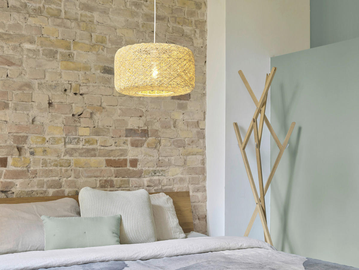 HÄNGELEUCHTE 40/150 cm  - Beige, Natur, Papier/Metall (40/150cm) - Osram