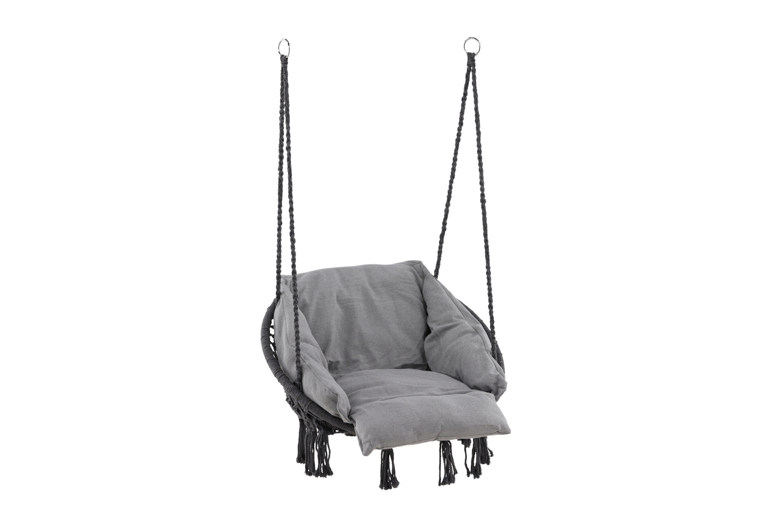 HÄNGESESSEL 80/90/60 cm  - Grau, KONVENTIONELL, Textil (80/90/60cm) - Gardenson