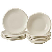 JÍDELNÍ SOUPRAVA porcelán keramika  - bílá, Trend, keramika - Dieter Knoll