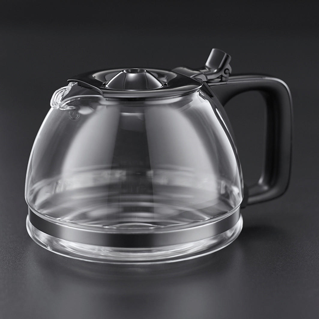 FILTERKAFFEEMASCHINE Textures Plus 22620-56  - Schwarz, Basics, Glas/Kunststoff (19,7/31,8/28,5cm) - Russel Hobbs
