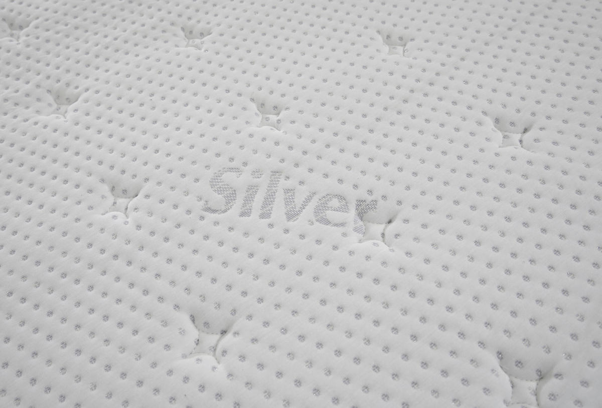BOXSPRINGBETT 180/200 cm  in Grau  - Schwarz/Grau, Konventionell, Kunststoff/Textil (180/200cm) - Carryhome