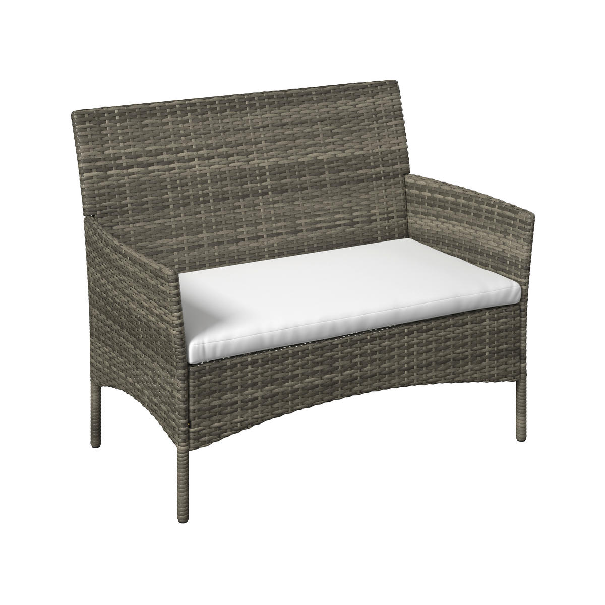 VRTNI SET       krem barve, siva, črna    - siva/črna, Basics, umetna masa/steklo - Ambia Garden