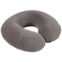 CESTOVNÍ POLŠTÁŘEK  - šedá, Konvenční, textil/plast (24/26/9cm) - Boxxx