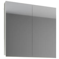 SPIEGELSCHRANK 60/59/12 cm  - Weiss, Basics, Glas/Holzwerkstoff (60/59/12cm) - MID.YOU