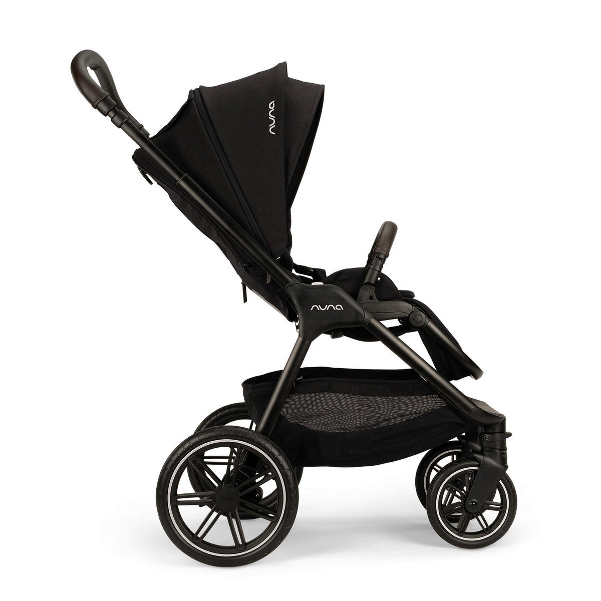 KINDERWAGENSET  TRIV lx Caviar  Caviar  - Schwarz, Basics, Kunststoff/Metall (96/58/109cm) - Nuna