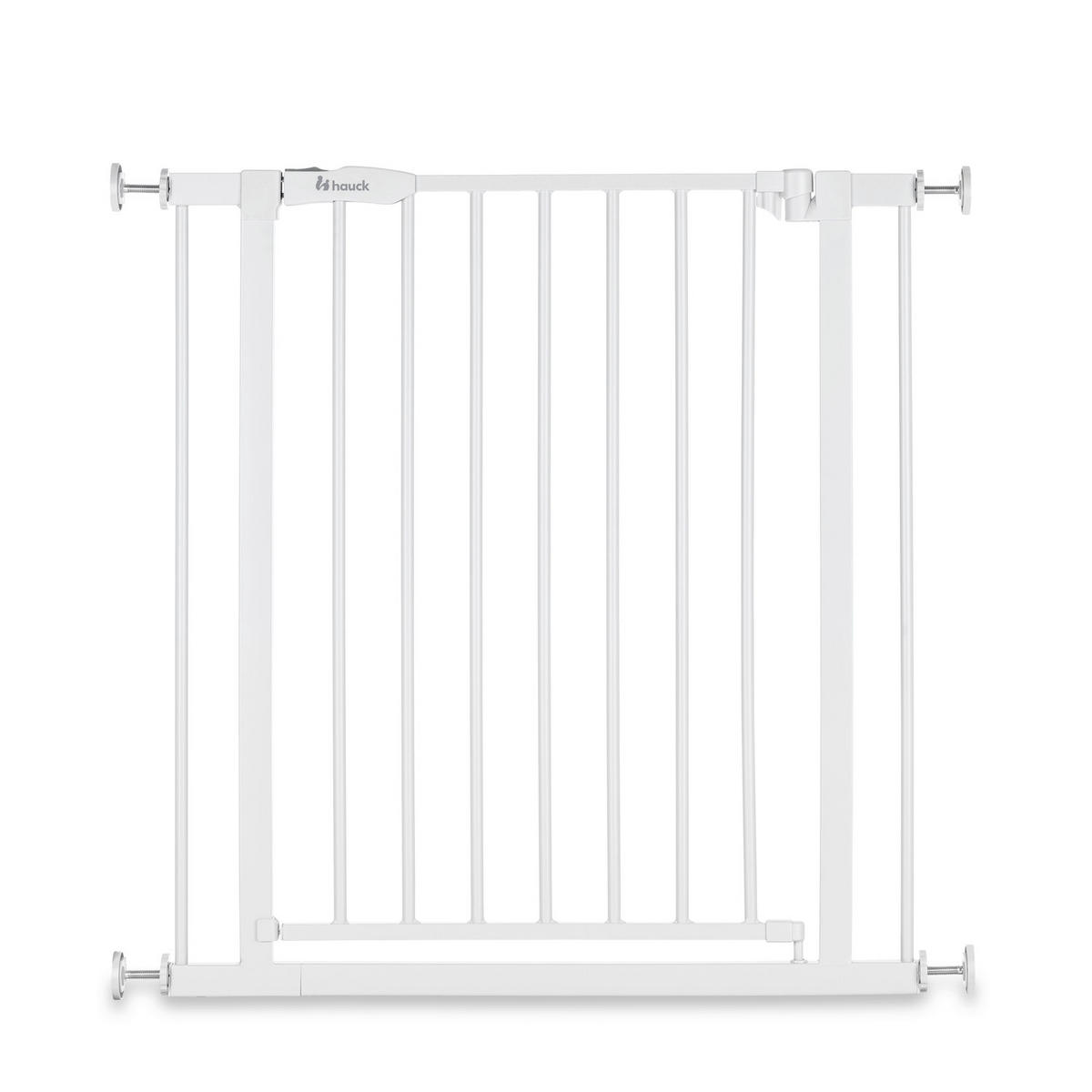 TÜRSCHUTZGITTER  - Weiß, Basics, Kunststoff/Metall (75- 80/77/4cm) - Hauck