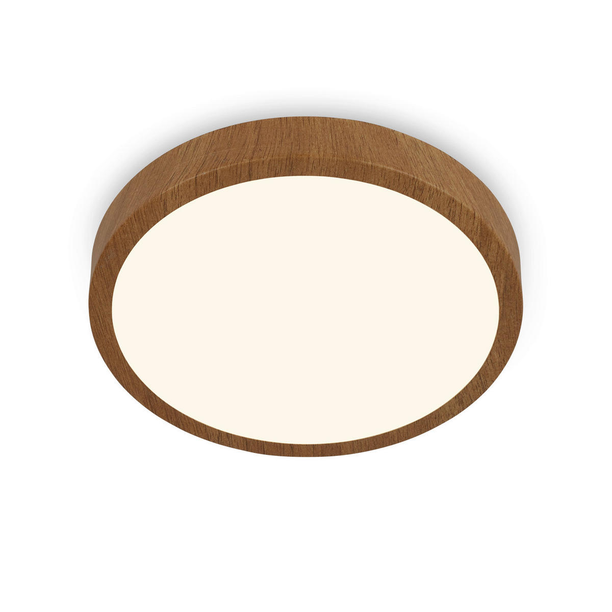 LED-DECKENLEUCHTE 38/5 cm   - Eichefarben, Natur, Kunststoff/Metall (38/5cm)