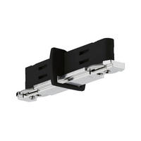 SCHIENENSYSTEM-STROMTRENNER URail Stromtrenner 7,0/1,8/1,8 cm   - Schwarz, Basics, Metall (7,0/1,8/1,8cm) - Paulmann