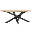 TISCHGESTELL      - Schwarz, Design, Metall (163/73/73cm) - Landscape
