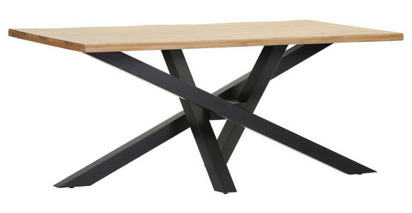 TISCHGESTELL      - Schwarz, Design, Metall (163/73/73cm) - Landscape