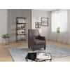 SESSEL in Mikrofaser Braun  - Wengefarben/Braun, KONVENTIONELL, Holz/Textil (70/93/75cm) - Sit & More