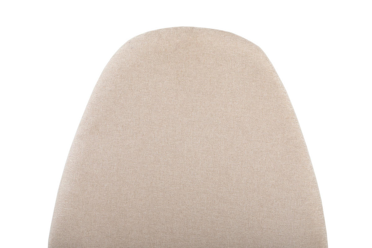 DREHSTUHL  in Webstoff Beige  - Weiss/Beige, Modern, Kunststoff/Textil (56/105-115/57cm) - Carryhome
