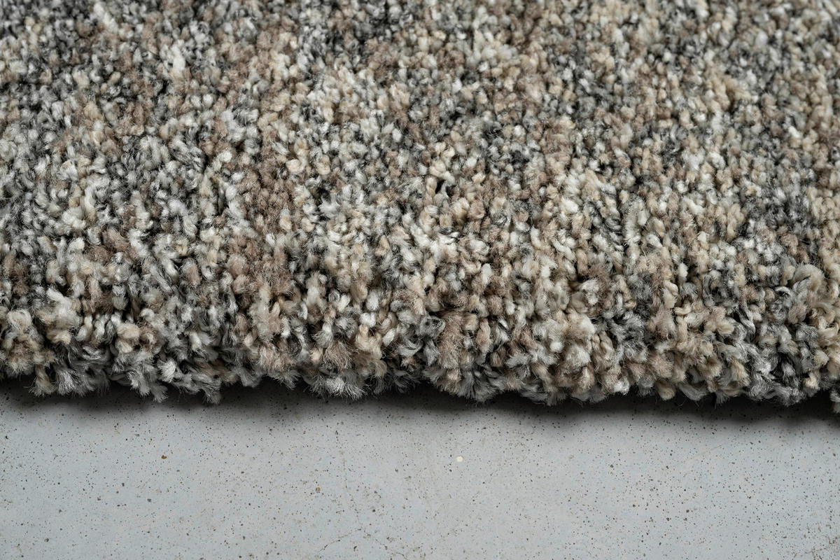 WEBTEPPICH  Wohnzimmer 160/230 cm Mehari Braun, Silberfarben, Dunkelgrau  - Dunkelgrau/Silberfarben, Basics, Kunststoff/Textil (160/230cm) - Novel