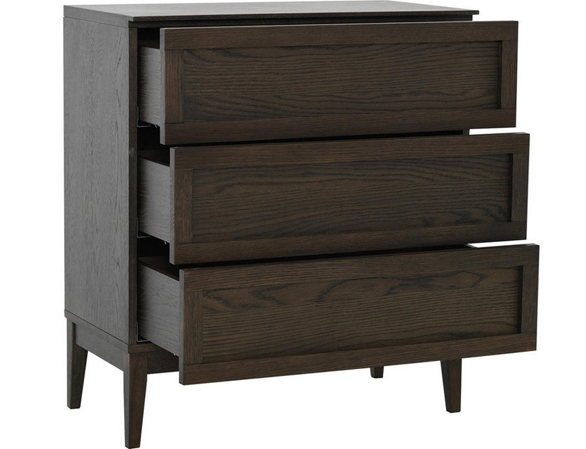 BYRÅ 80/89/42 cm  - mörkbrun, Design, trämaterial/trä (80/89/42cm) - Best Price