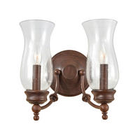 WANDLEUCHTE - Bronzefarben, Konventionell, Metall (27.9/16,8/26,2cm) - Elstead Lighting