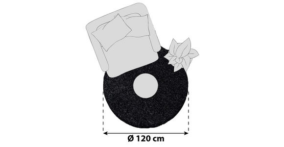 HOCHFLORTEPPICH 120 cm Dream 4000 Anthrazit - Anthrazit, KONVENTIONELL, Textil (120cm) - Novel